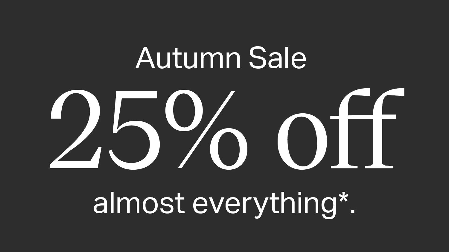 Autumn Sale