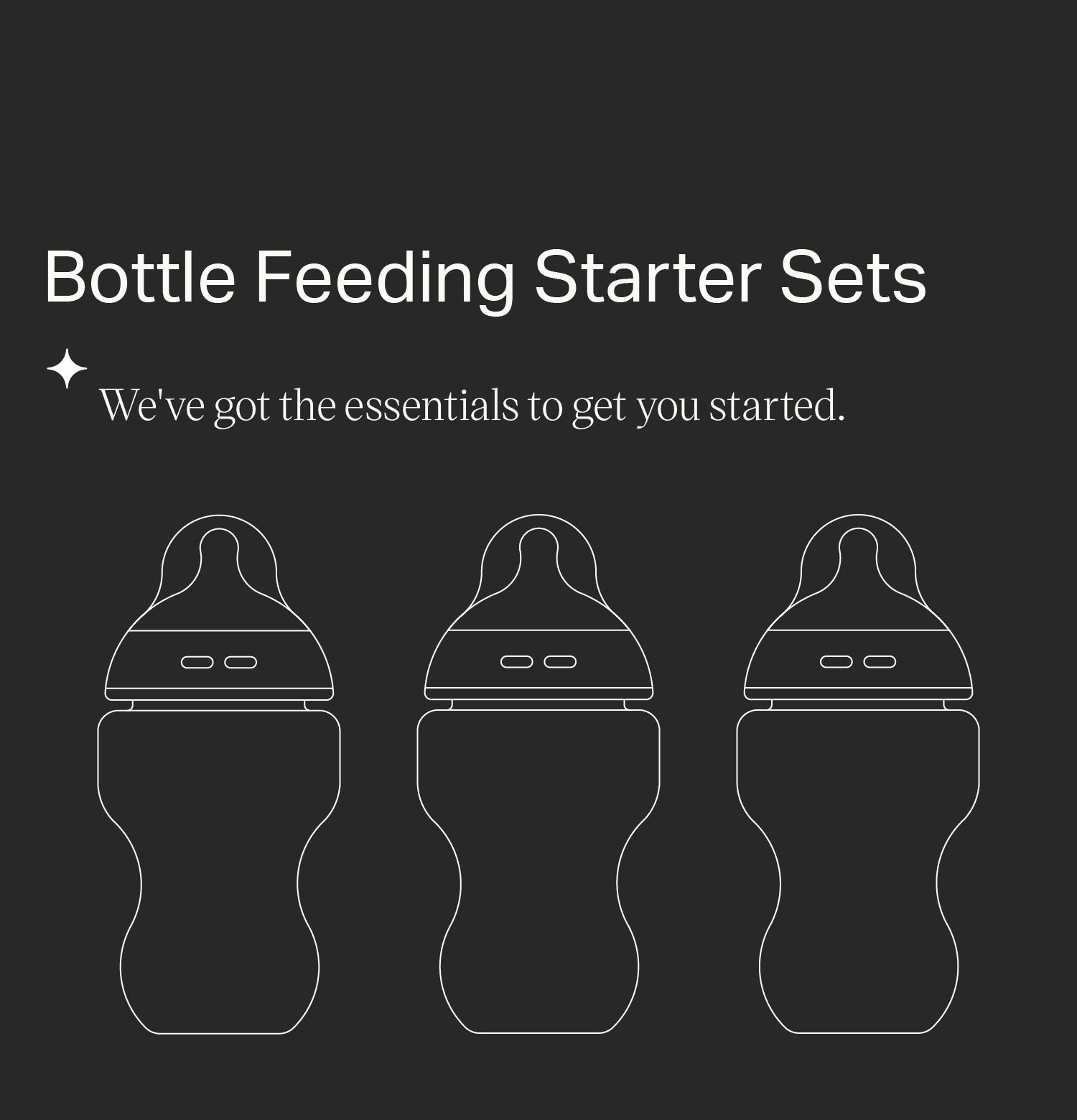 Bottle Feeding Starter Sets
