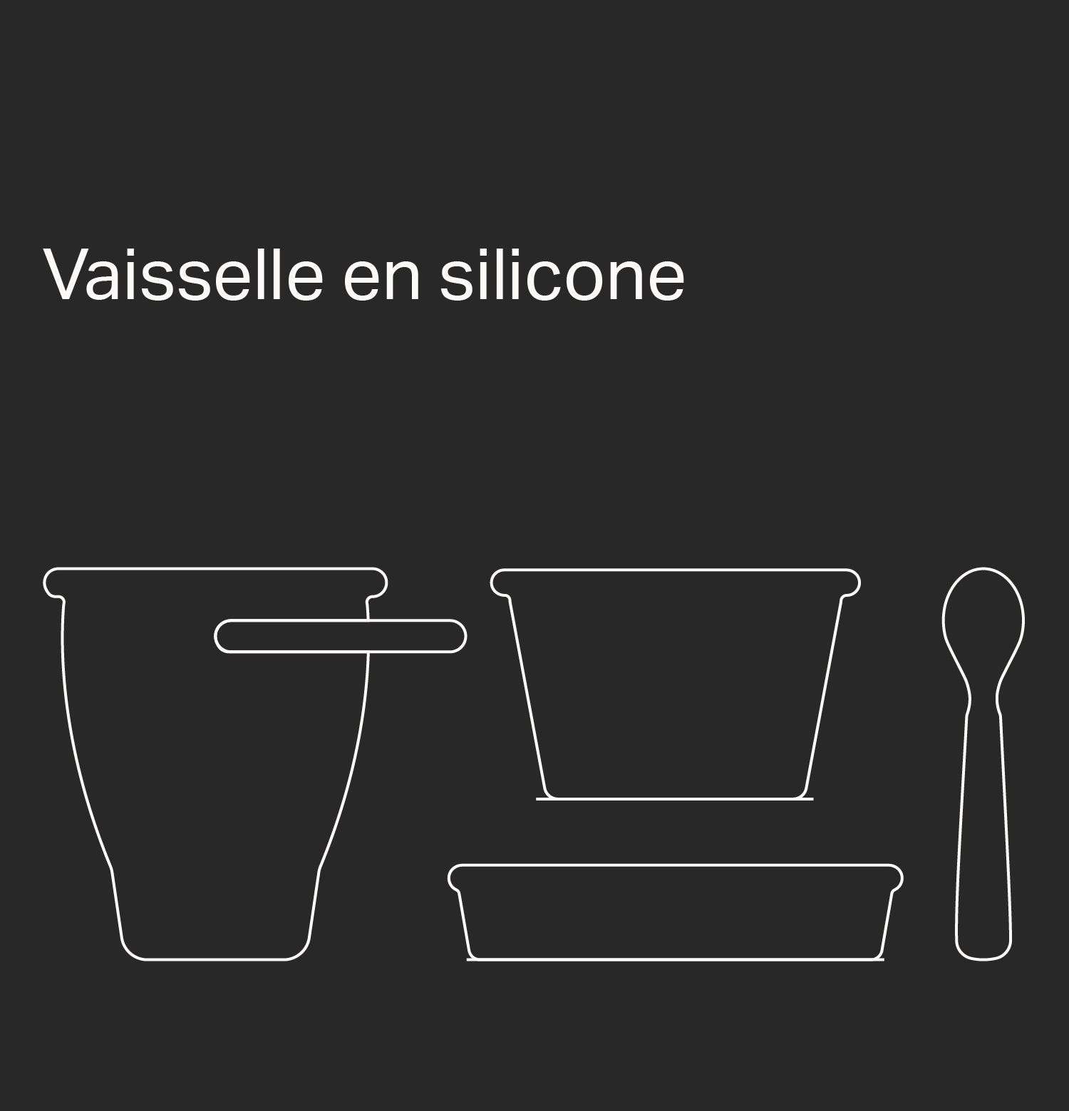 Vaisselle en silicone