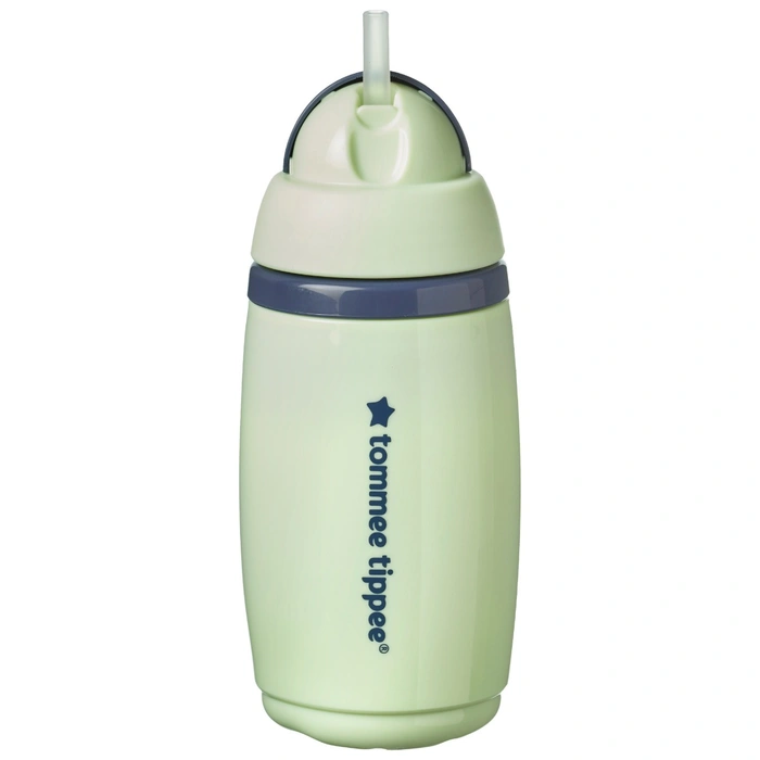 Superstar Insulated Straw Sippy Cup, Green - 1 pack