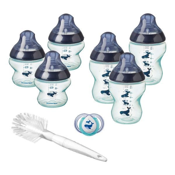 Closer to Nature Whale Baby Bottle Starter Set