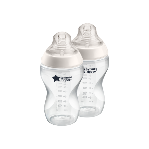 Closer to Nature Baby Bottle, 340ml - 2 pack 