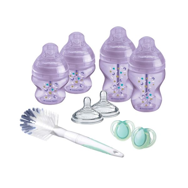 Advanced Anti-Colic Newborn Starter Set, purple