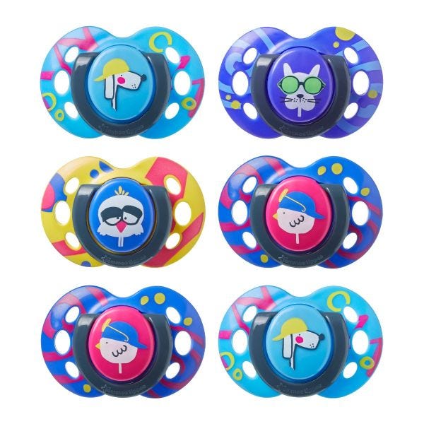 Fun Style Soother(6-18 months) - 6 pack