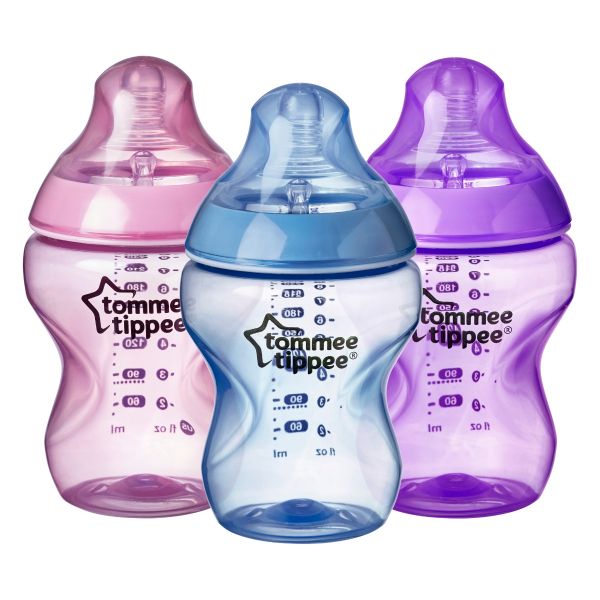 Closer to Nature Baby Bottles - Colour My World - 9oz - 3 Pack