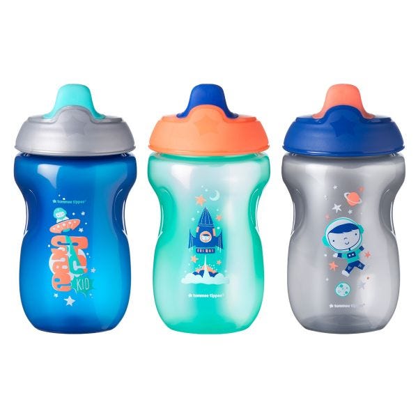 Sippee Cups, blue (9 months+) - 3 pack
