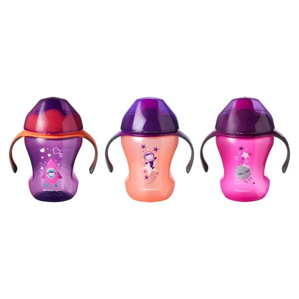 Trainer Sippee Cups, pink (7 months+)