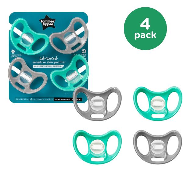 Advanced Sensitive Soother ( 0-6 months) - 4 pack