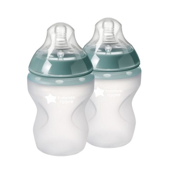 Closer to Nature Silicone Baby Bottles, 9oz - 2 count