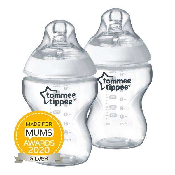 Closer to Nature Baby Bottles 260ml - 2 pack