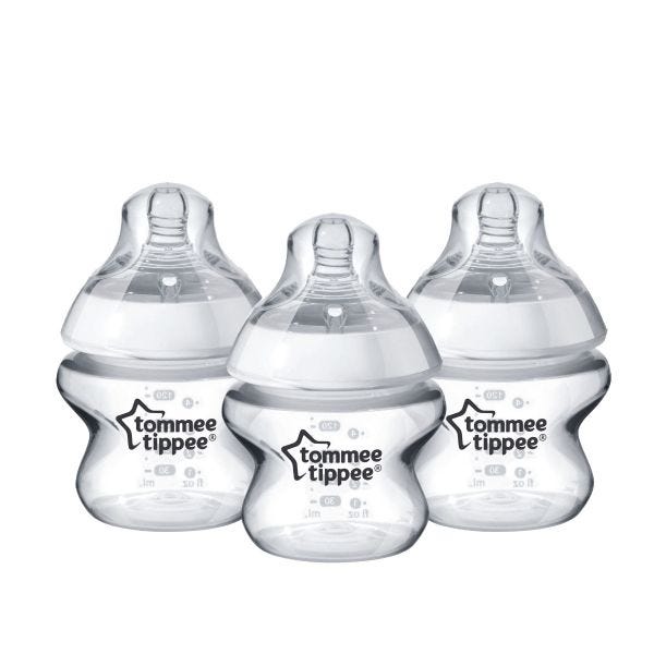 Closer to Nature Baby Bottles - 5oz - 3 Pack