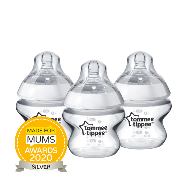 Closer to Nature Baby Bottles 150ml - 3 pack