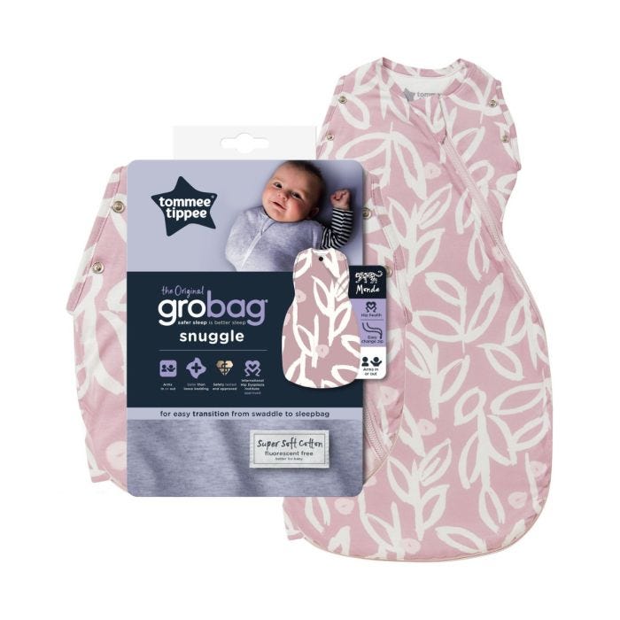 The Original Grobag Botanical Snuggle with packaging
