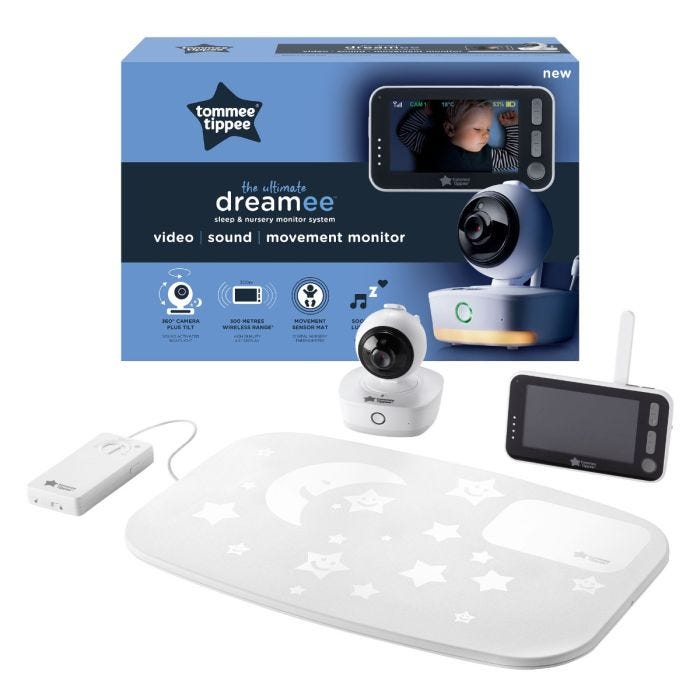 Dreamee Sound, Motion and Video Baby Monitor with packaging