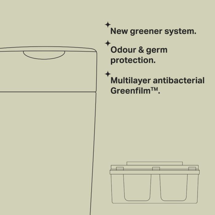 Twist & Click bin and eco refill Infographic