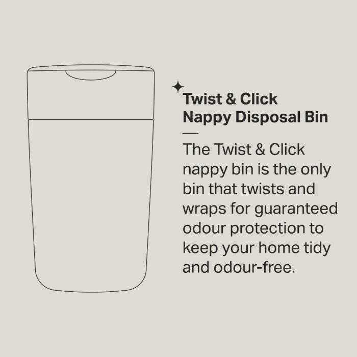 Twist & Click bin infographic