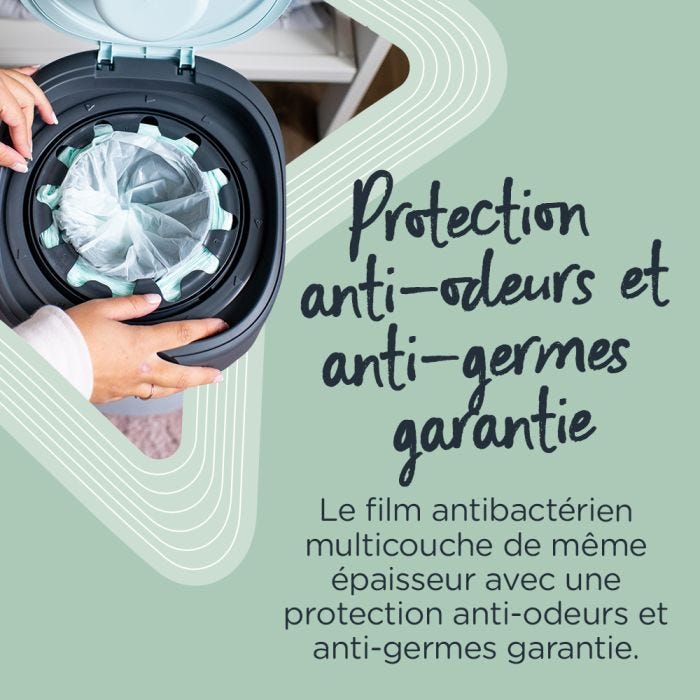 Infographie Éco-recharges pour poubelle à couches Twist & Click