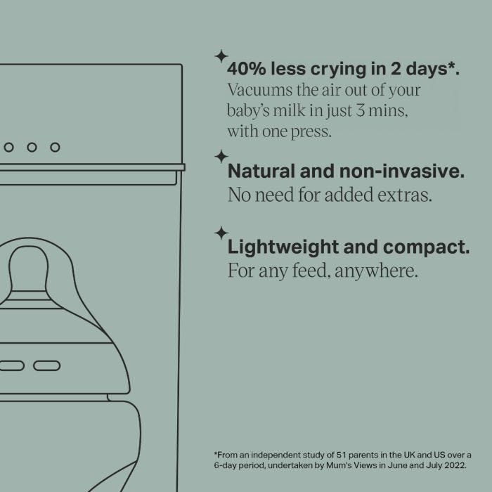 Colicsoothe keyline with bullet point features