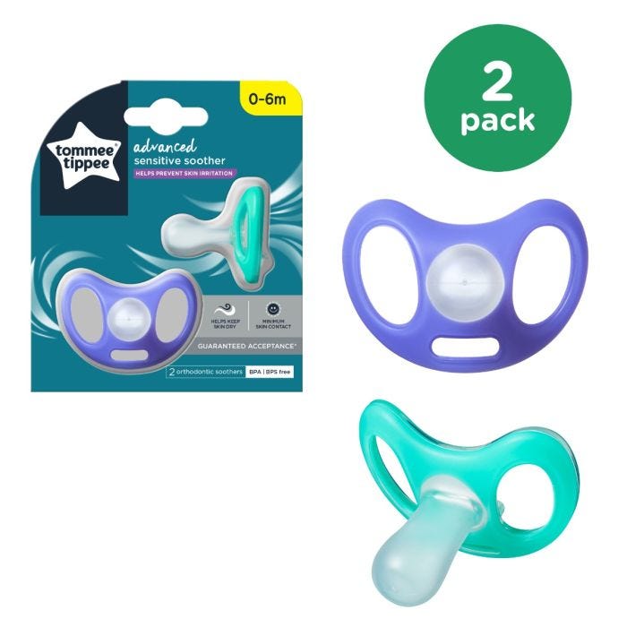 Advanced Sensitive Pacifier - 2 pack 
