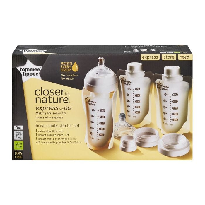 Closer to Nature Express and Go Breast Milk Starter Kit