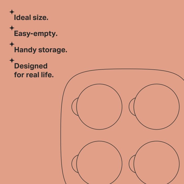 pop up freezer pots key line drawing with bullet points