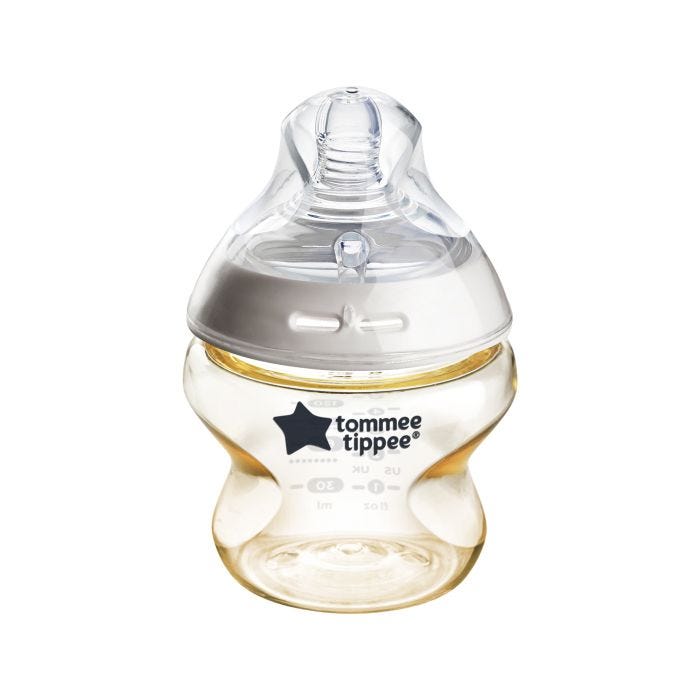 PPSU bottle on a white background
