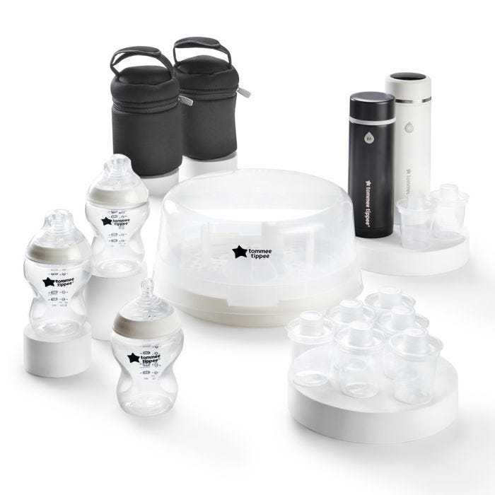 Image showing Travel bottle feeding bundle on a white background.