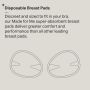 Disposable breast pads infographic 