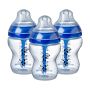 Advanced Anti Colic Decorated Baby Bottle Blue