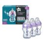 Advanced Anti-Colic Decorated Baby Bottles, Girl, 260ml - 3 pack with packaging