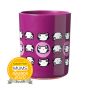 small-purple-no-knock-cup-with-multiple-cat-head-design