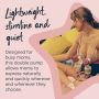 Double electric breast pump infographic - lightweight