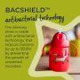 Superstar Weighted Straw Cup Infographic- BACSHIELD antibacterial technology
