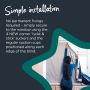 Sleeptight portable blind infographic