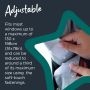 Sleeptight portable blind infographic