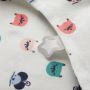 Cat and Mouse Easy Swaddle close up