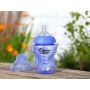 closer to nature, coloured baby bottle blue