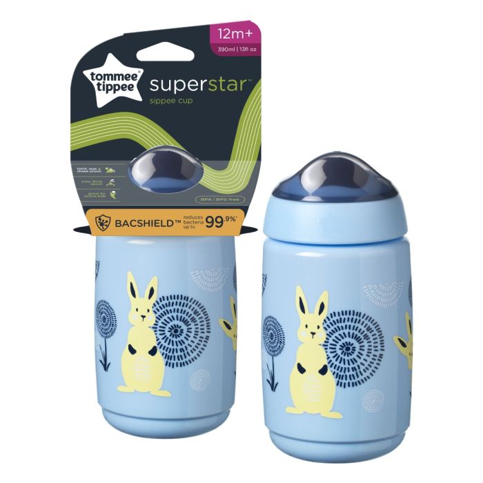 Superstar Sipper Training Cup- blue with packaging