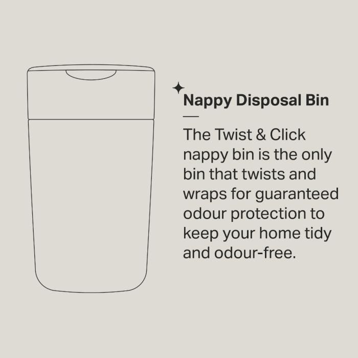 Nappy disposable bin infographic 