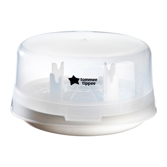 Microwave sterilizer against a white background