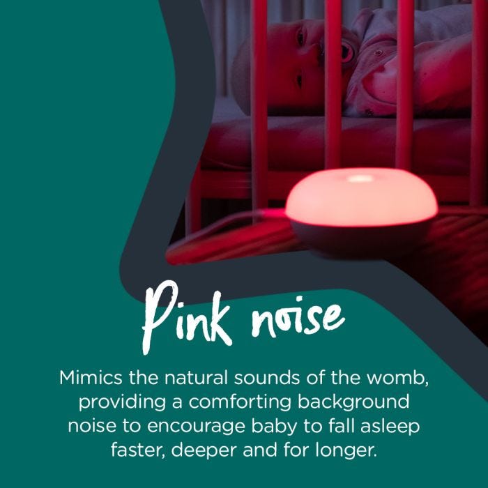 Dreammaker™ Light and Sound Baby Sleep Aid - infographic
