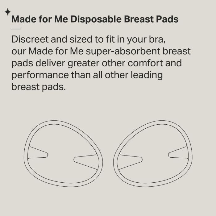 Breast pads infographic