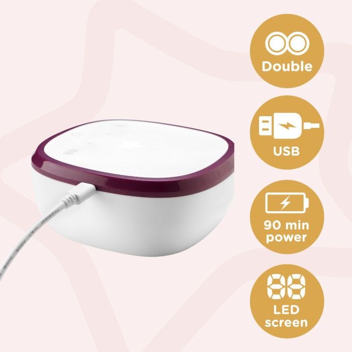 Double Electric Breastpump infographic