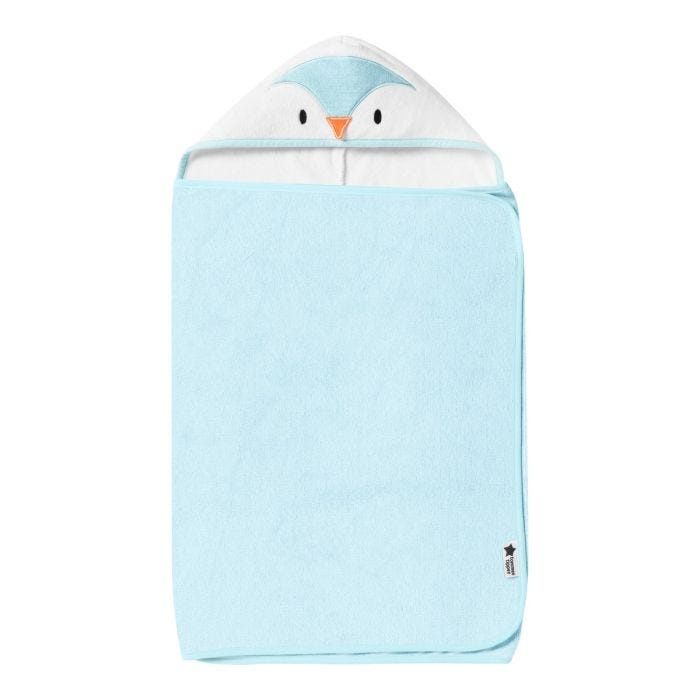 Splashtime hug ‘n’ dry hooded towel  - blue