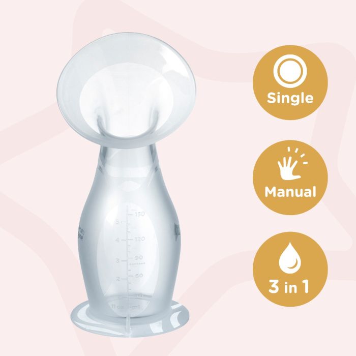Made for me silicone breast pump infographic 