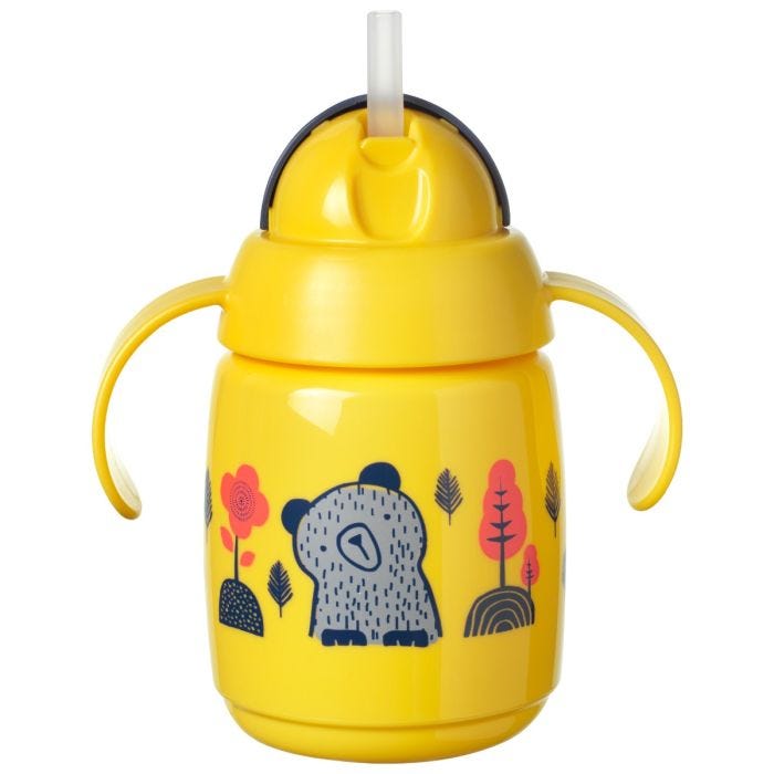 Superstar Weighted Straw Cup, Yellow