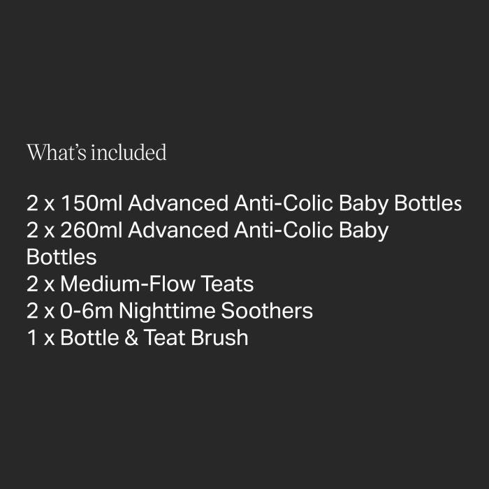 List of what’s included in the kit