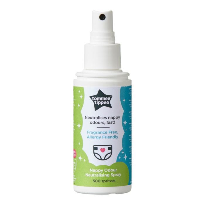 Nappy Odour Neutralising Spray with lid off