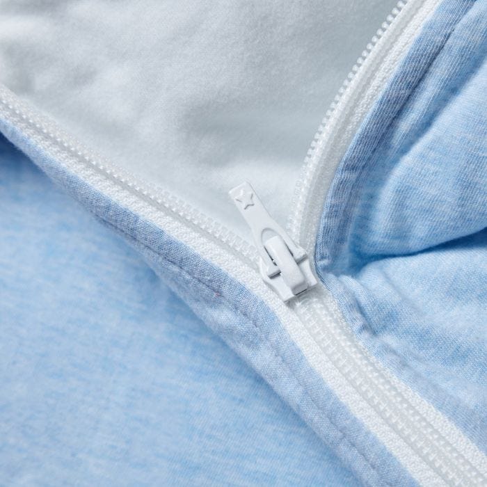 The Original Grobag Blue Marl Sleepbag zip