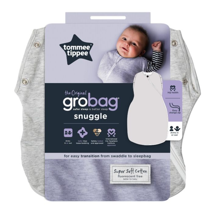 Grey Marl Grobag Snuggle packaging